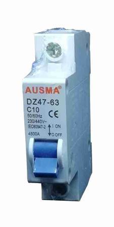 Picture of AUS 1p 10A dinrail circuit breaker/1*240
