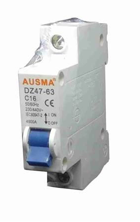 Picture of Aus 1p 16A dinrail circuit breaker/1*240