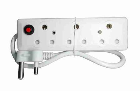 Picture of R-33 3way multi plug white/1*60