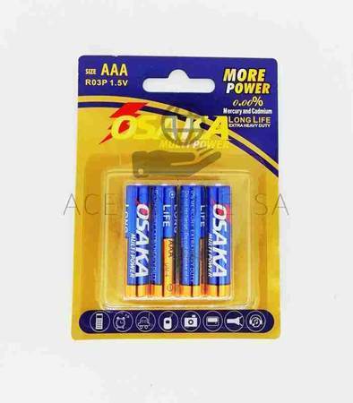 Picture of R03p AAA 1.5v (OSAKA BATTERY)4p/1*216