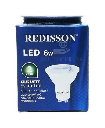 图片 GU10 6W RED Cool/6000K /1*100