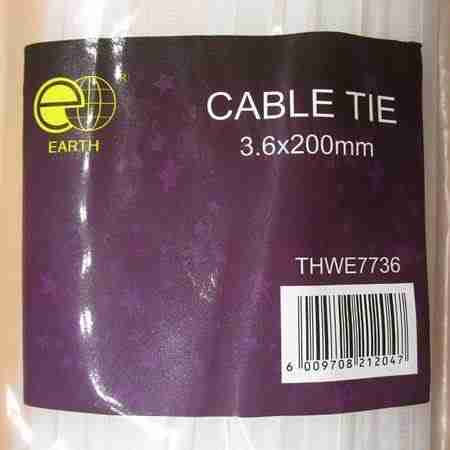 Picture of THWE7736 cable tie 3.6*200mm/1*100