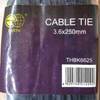 Picture of THBK6625 cable tie 3.6*250mm/1*200