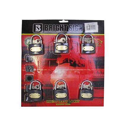 Picture of BS-0141 IRON LOCK50*6PCS/1*25