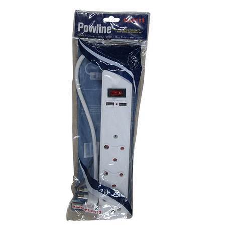 Picture of PL-P113 USB 3ways multiplug+2USB/1*50