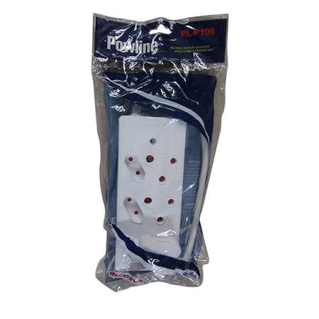 Picture of PL-P106 6ways multiplug/1*50
