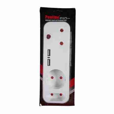 图片 PL-D006 socker-outlets adaptor with usb/1*100