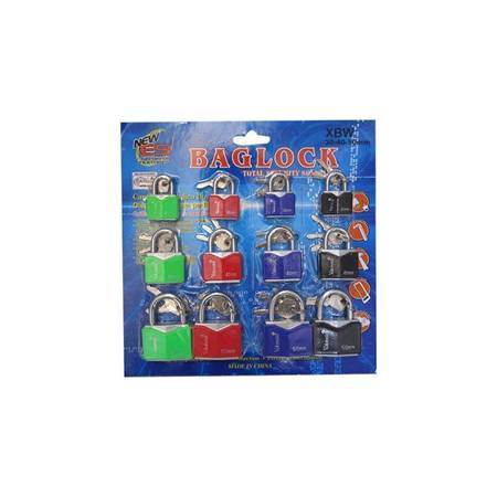 Picture of XBW-029 30-40-50mm colorbag padlocks/1*20