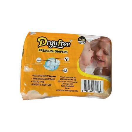 Picture of DRYNFREE 5*20P #M diapers/1*1