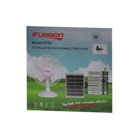 图片 FT62 16'' SOLAR RECHARGEABLE TABLE FAN/1*1