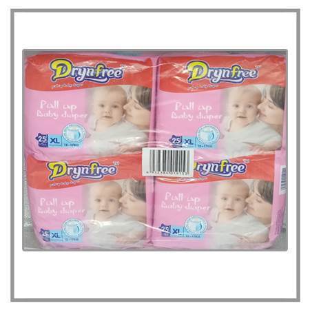 Picture of DRYNFREE 4*25P #XL pullup baby diaper/1*1