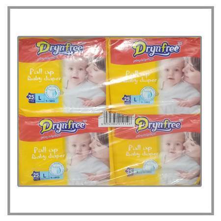 Picture of DRYNFREE 4*25P #L pullup baby diamper/1*1