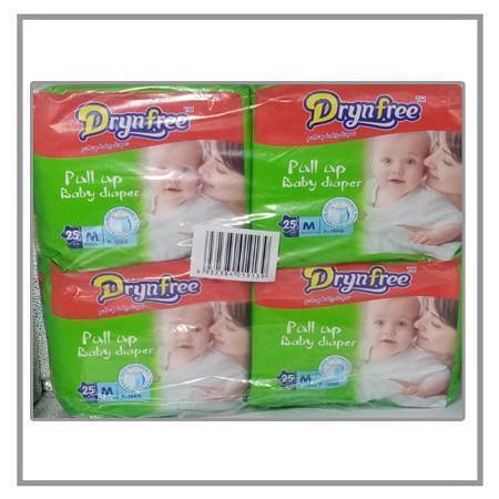 Picture of DRYNFREE 4*25P #M pullup baby diaper/1*1