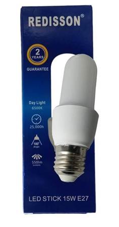 Picture of 15WE27 RED LED STICK BULB/1*100
