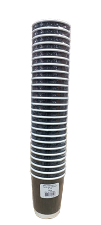 Picture of RB250ML 25p RIPPLE 250ml paper cup(black)/1*20