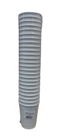 图片 RW250ML 25p RIPPLE 250ml paper cup(white)/1*20
