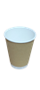 Picture of RkB350ML 25p RIPPLE 350ml paper cup(brown)/1*20