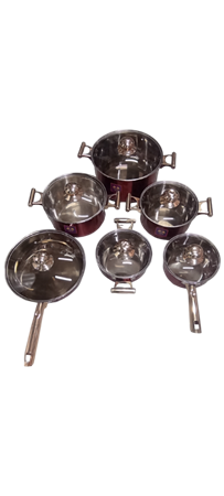 图片 A-121(RED) 12P COOKWARE/1*2