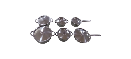 Picture of GES-P12 12PC HIGH POT SET 16-24CM/1*4