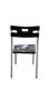 Picture of Stackable plastic chair with metal frame/1*5
