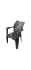 Picture of Ansari plastic imperial chair(black)/1*1