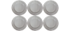 Picture of P1007-11 1p round plate 11 white/1*72