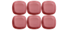 Picture of P1004-8 1pSquare plate 8 peach/1*96