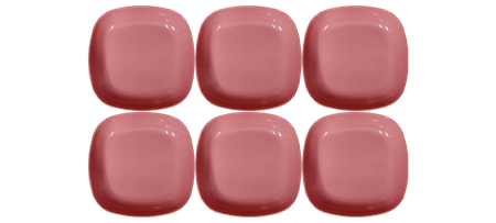 Picture of P1004-8 1pSquare plate 8 peach/1*96