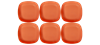 Picture of P1004-8 1pSquare plate 8 orange/1*96