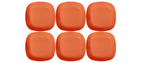 Picture of P1004-8 1pSquare plate 8 orange/1*96