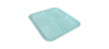 Picture of P1008-9 rectangular divided plate cyan/1*100