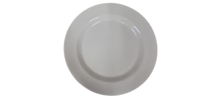 Picture of P1007-9 1p round plate 9 white/1*90