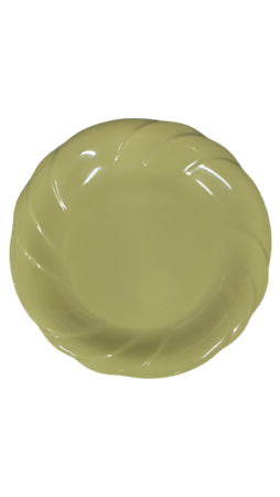 Picture of P1025-10 1p round flower plate 10 ye/1*72
