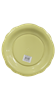 Picture of P1025-10 1p round flower plate 10 ye/1*72