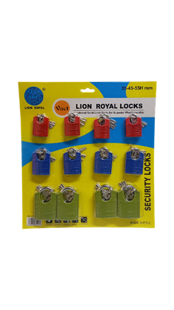 Picture of 007H 34-45-55 12p padlocks/1*20