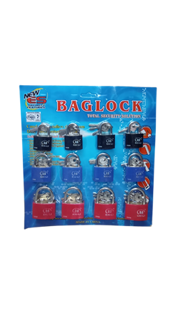Picture of XBW-062 30-38-50mm colorbag padlocks/1*20