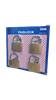Picture of XBW-063 4pcs 75mm PADLOCK/1*20