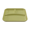 Picture of P1008-9 rectangular divided plate yellow/1*100