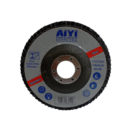 Picture of AY083-011 AIYI 1p flap disc 115mm/1*200