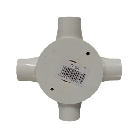 Picture of G04 4 WAY PVC CONDUIT BOX/1*120