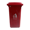 Picture of KEMEI DUSTBIN 240L red/1*1
