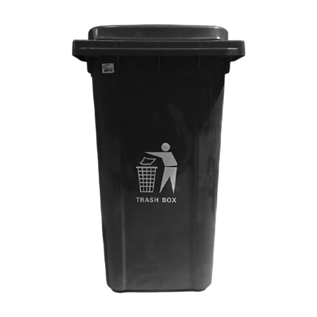Picture of KEMEI DUSTBIN 240L black/1*1