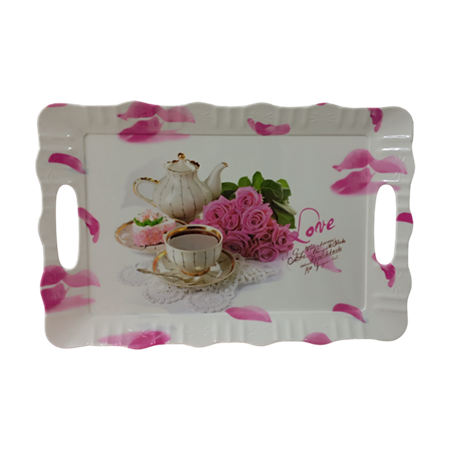 图片 T002-18 serving tray with handle/1*42