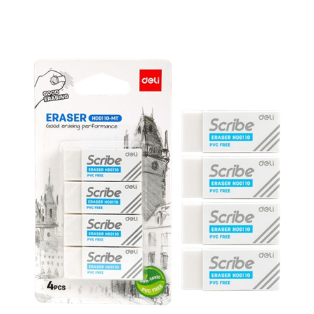 Picture of EH00110-MT Eraser White 40x17x12mm4p/1*288