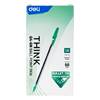 Picture of EQ4-GN 50P Ballpoint Pen Clear Barrel 1mm/1*36