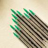 Picture of EQ4-GN 50P Ballpoint Pen Clear Barrel 1mm/1*36