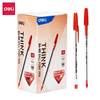 Picture of EQ4-RD 50P Ballpoint Pen Clear Barrel 1mm/1*36