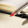 Picture of EQ4-RD 50P Ballpoint Pen Clear Barrel 1mm/1*36
