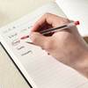 Picture of EQ4-RD 50P Ballpoint Pen Clear Barrel 1mm/1*36