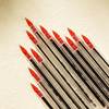 Picture of EQ4-RD 50P Ballpoint Pen Clear Barrel 1mm/1*36